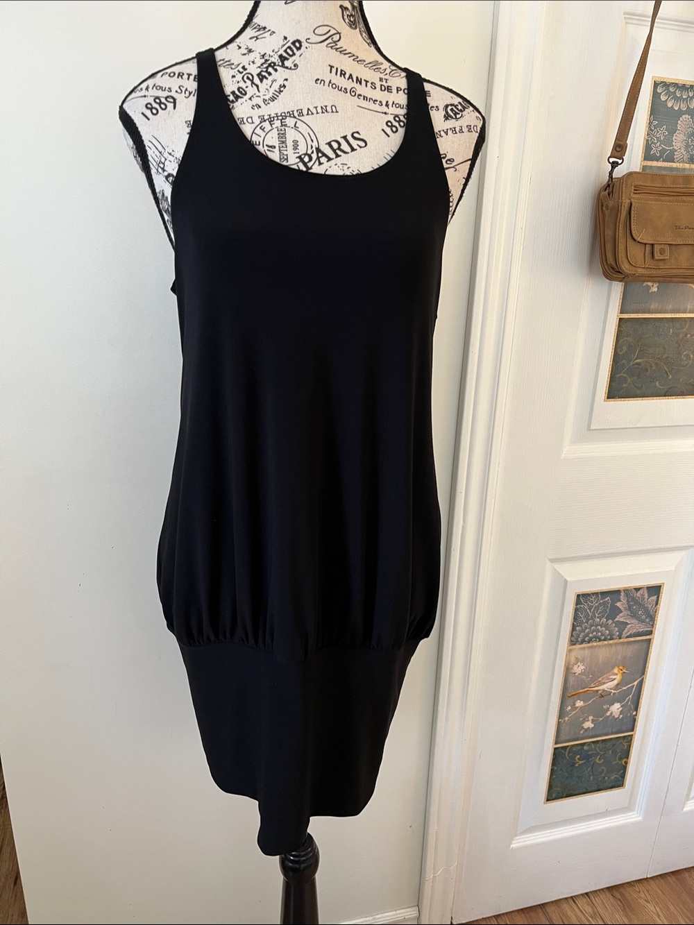 💗Norma Kamali Black Sleeveless Tunic Dress